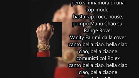 comunisti col rolex testo audio|COMUNISTI COL ROLEX (Lyrics in English) .